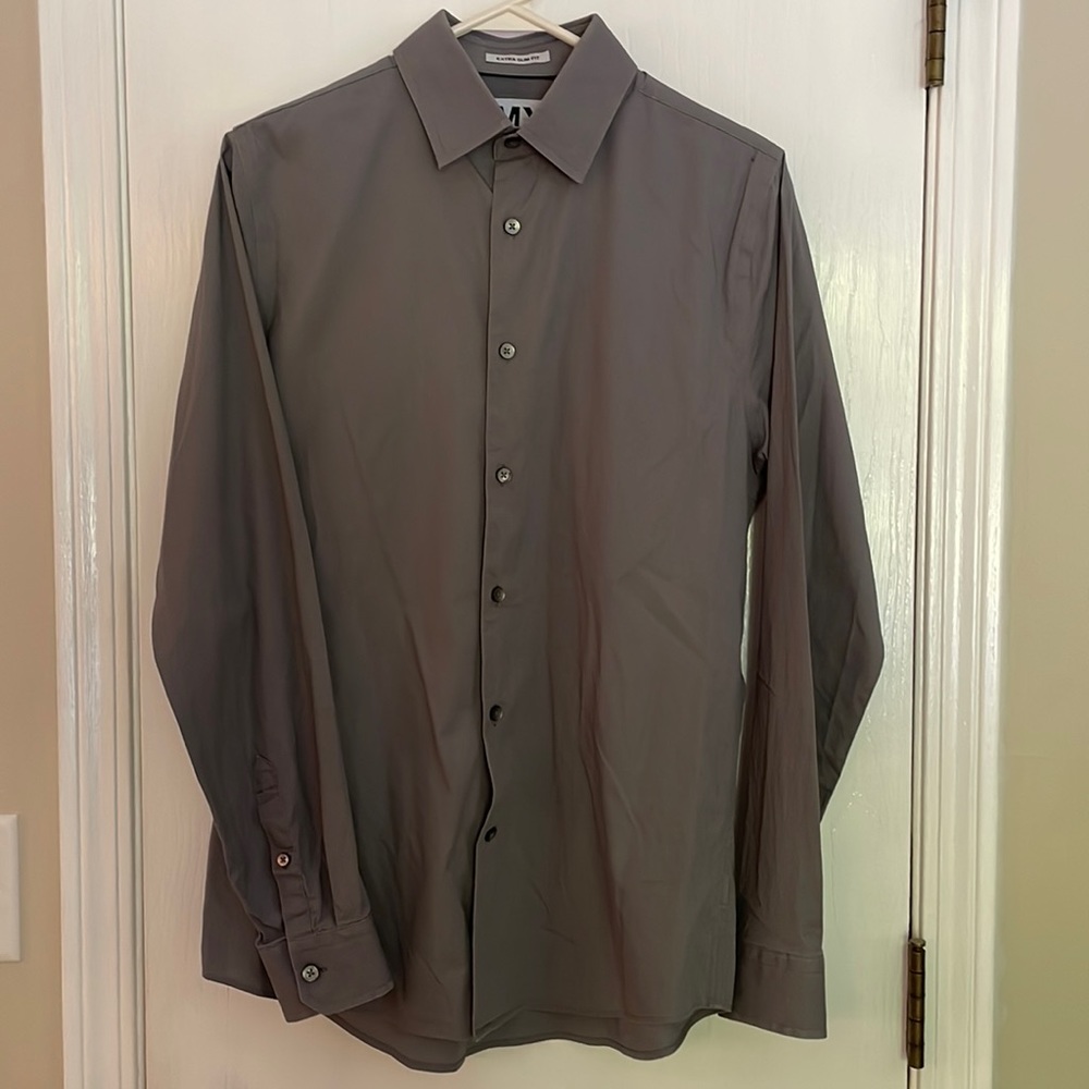 Men’s Express Gray Dress Shirt